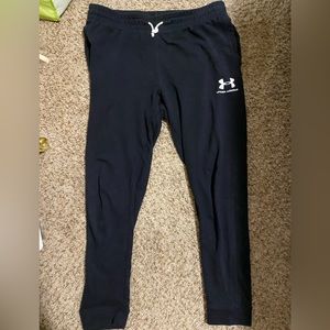 XL Black Under Armour Joggers